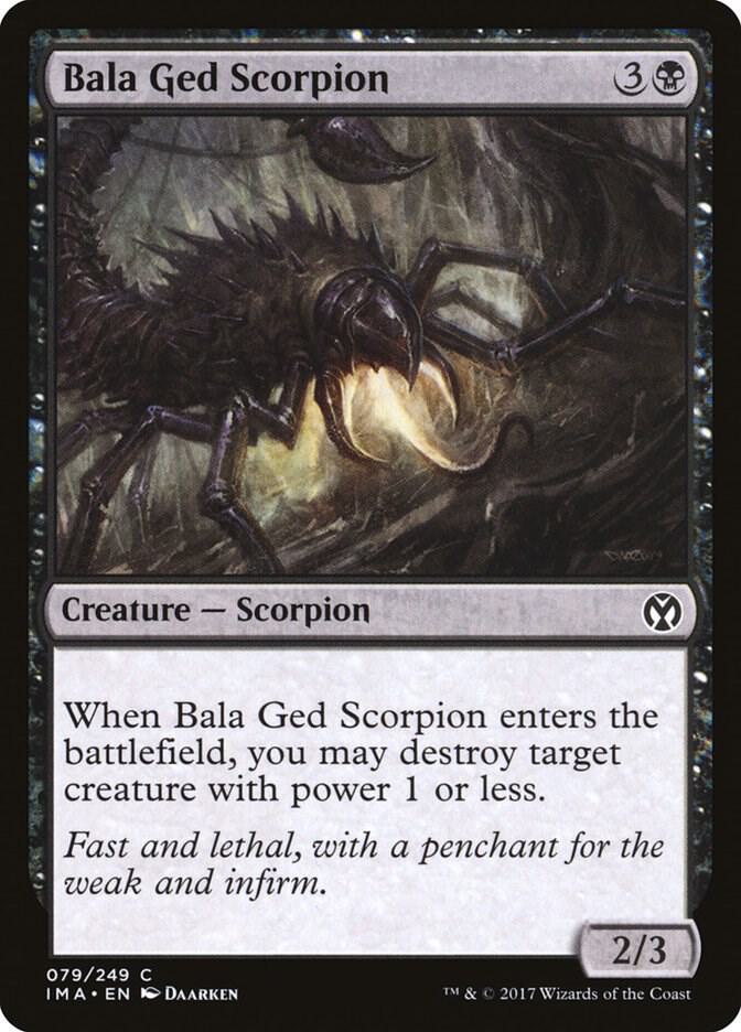 Bala Ged Scorpion 79 card from Iconic Masters
