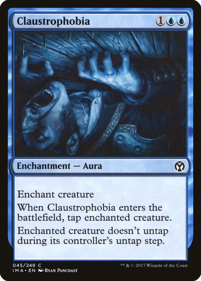 Claustrophobia 45 card from Iconic Masters