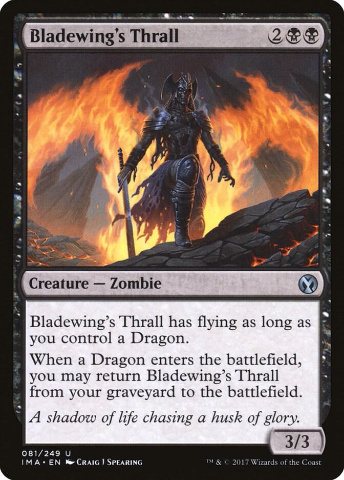 Bladewing's Thrall 81 card from Iconic Masters