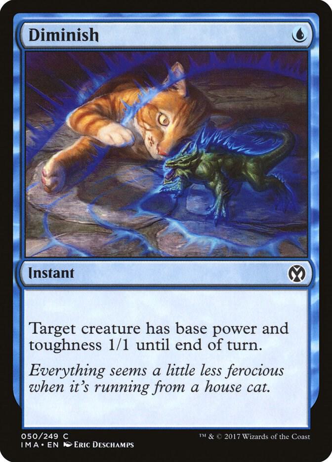 Diminish 50 card from Iconic Masters