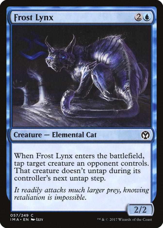 Frost Lynx 57 card from Iconic Masters