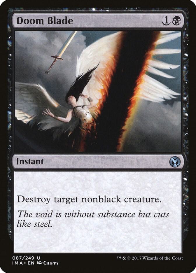 Doom Blade 87 card from Iconic Masters