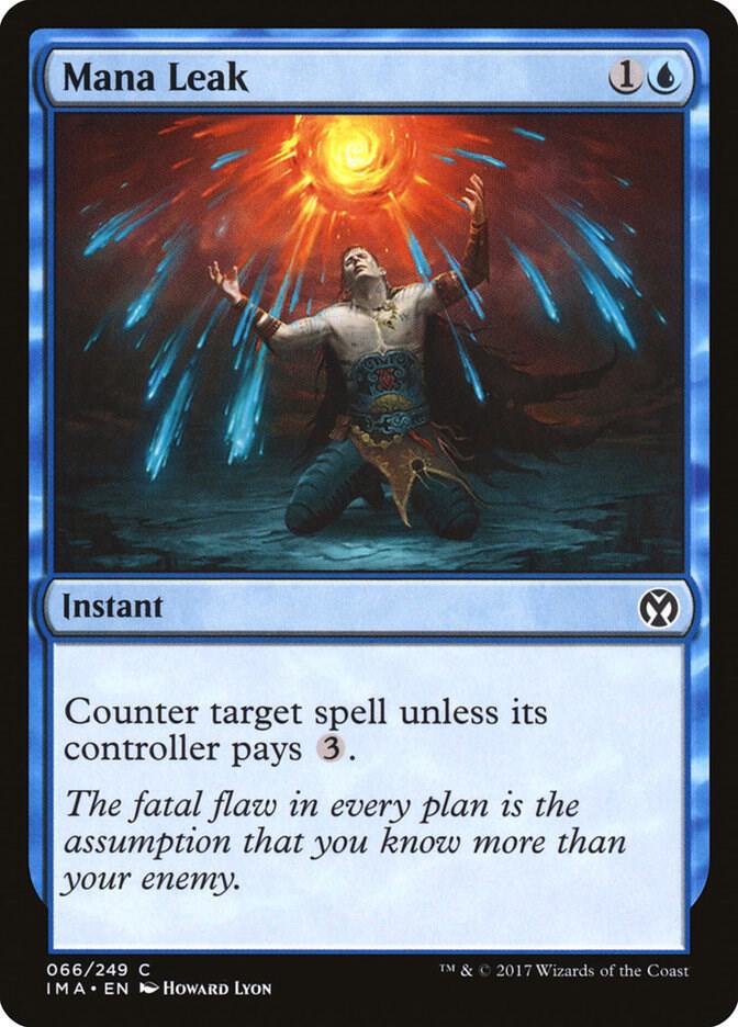 Mana Leak 66 card from Iconic Masters