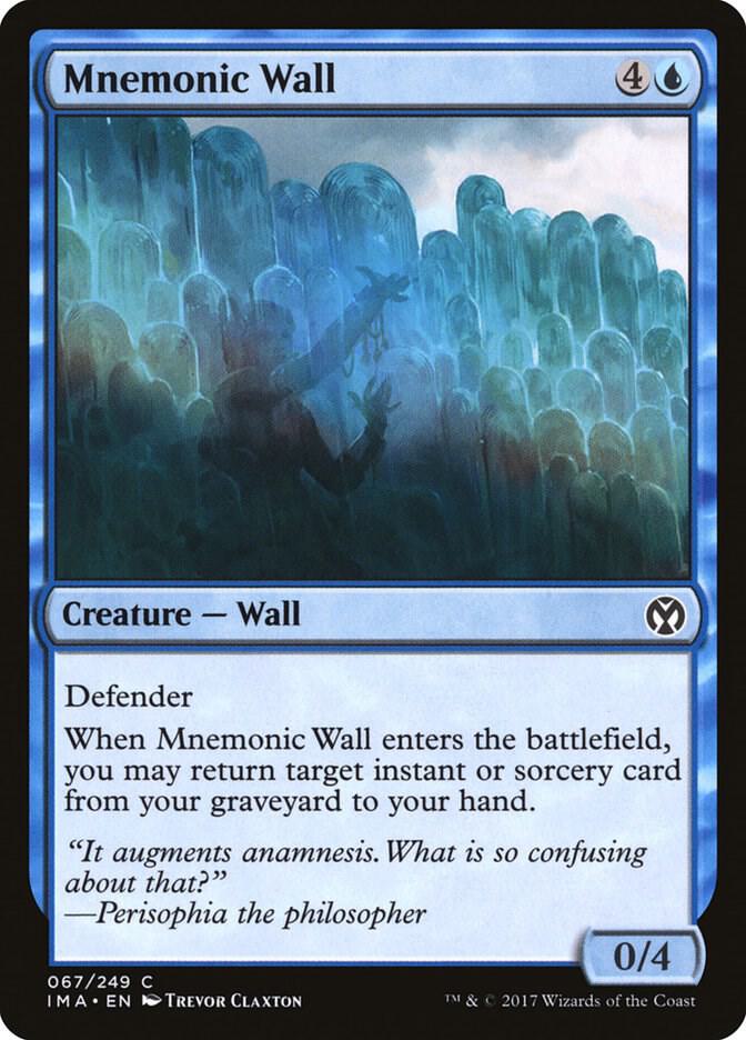 Mnemonic Wall 67 card from Iconic Masters