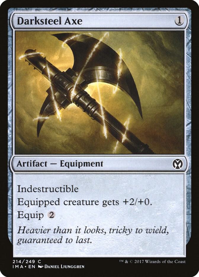 Darksteel Axe 214 card from Iconic Masters