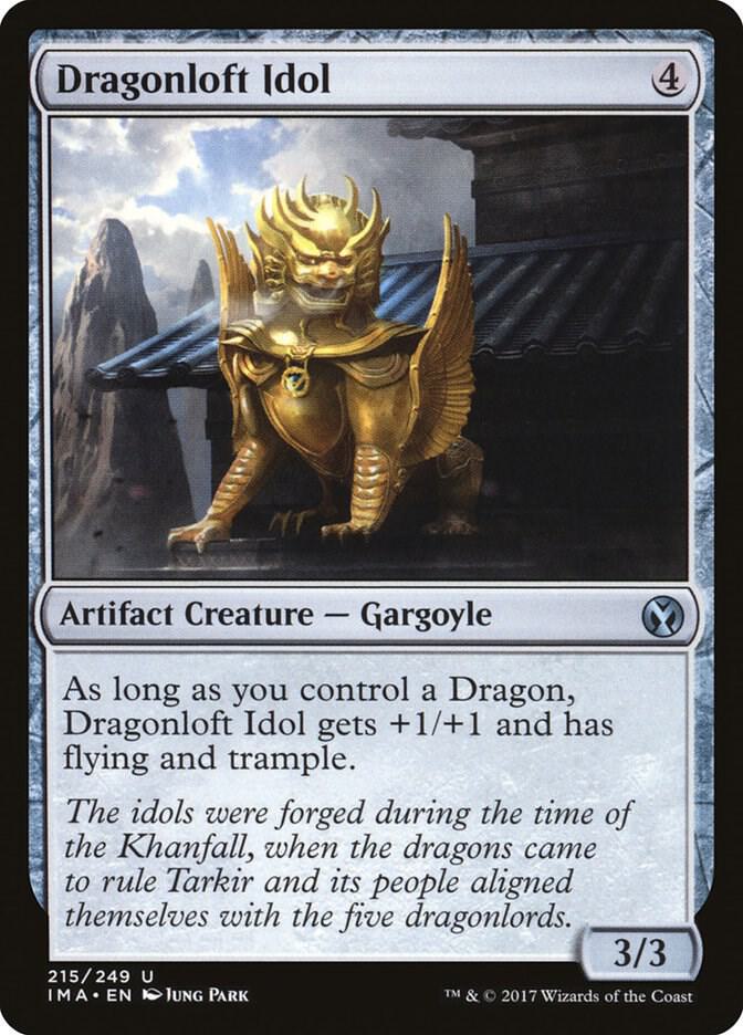 Dragonloft Idol 215 card from Iconic Masters