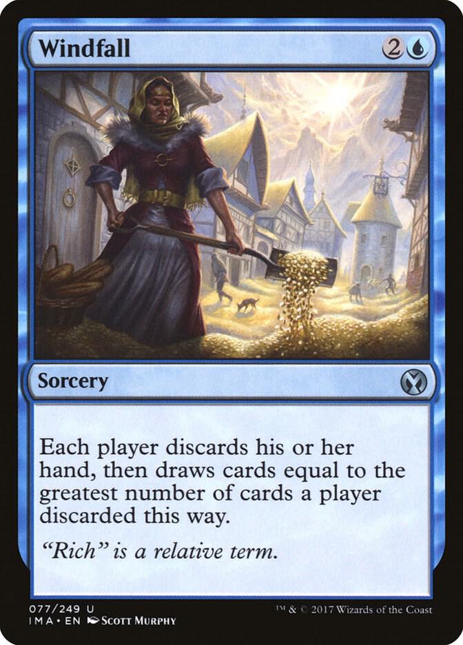 Windfall 77 card from Iconic Masters