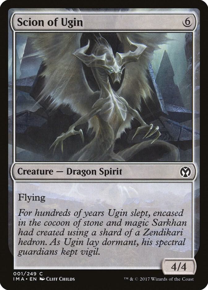 Scion of Ugin 1 card from Iconic Masters