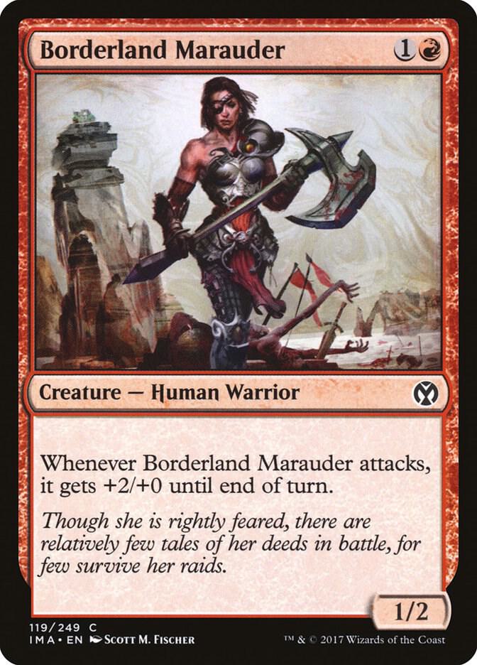 Borderland Marauder 119 card from Iconic Masters