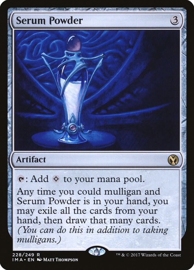 Serum Powder 228 card from Iconic Masters