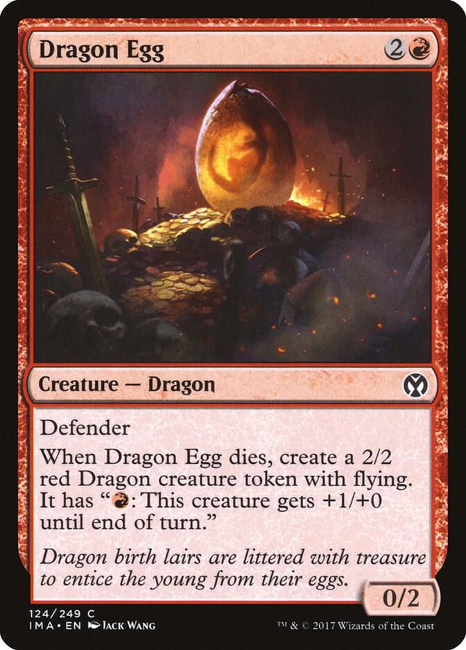 Dragon Egg 124 card from Iconic Masters