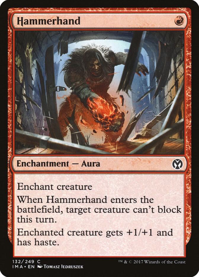 Hammerhand 132 card from Iconic Masters