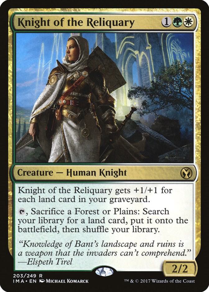 Knight of the Reliquary 203 card from Iconic Masters