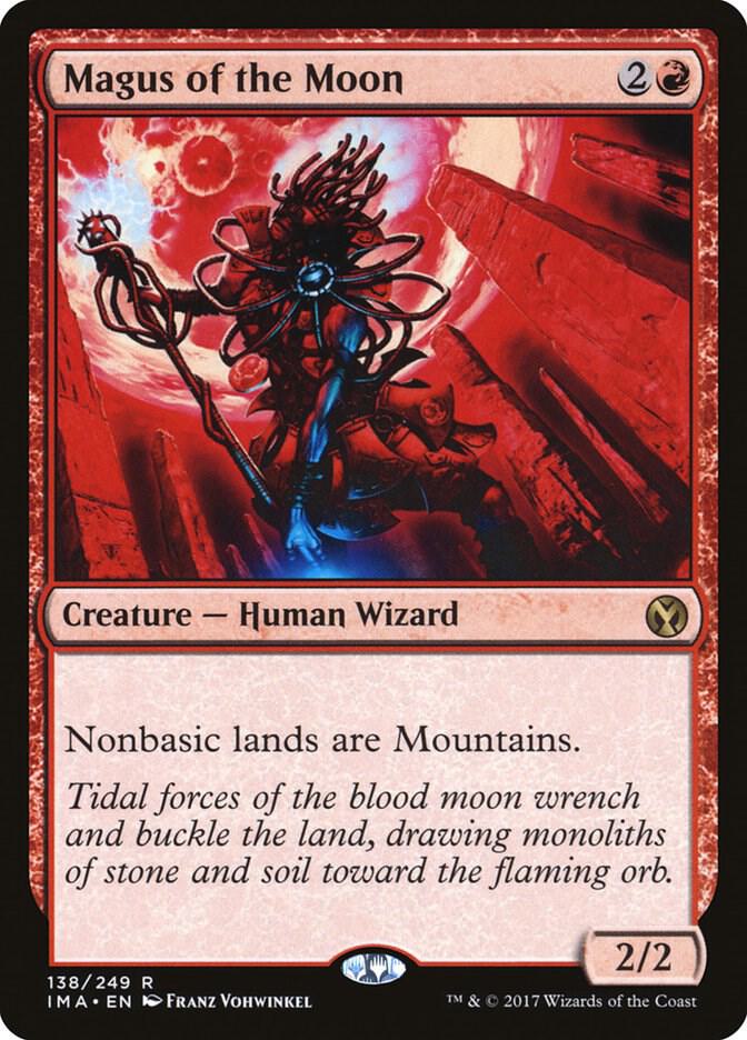 Magus of the Moon 138 card from Iconic Masters