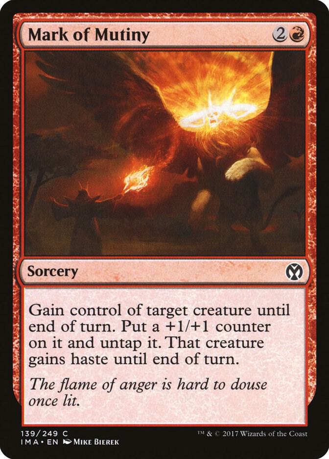 Mark of Mutiny 139 card from Iconic Masters