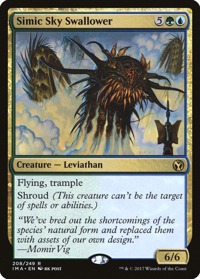 Simic Sky Swallower 208 card from Iconic Masters