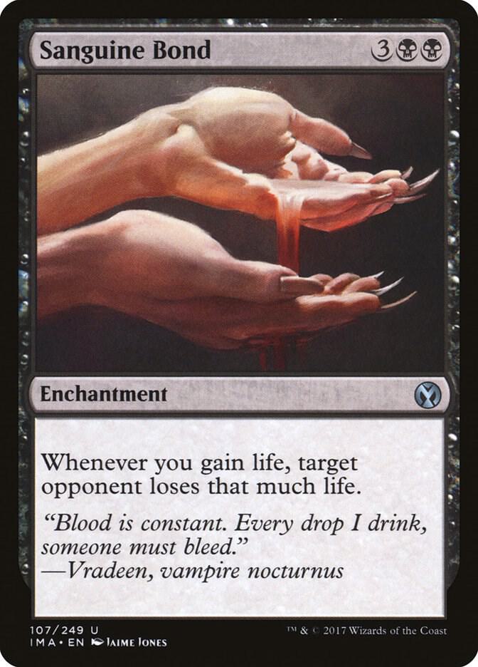 Sanguine Bond 107 card from Iconic Masters