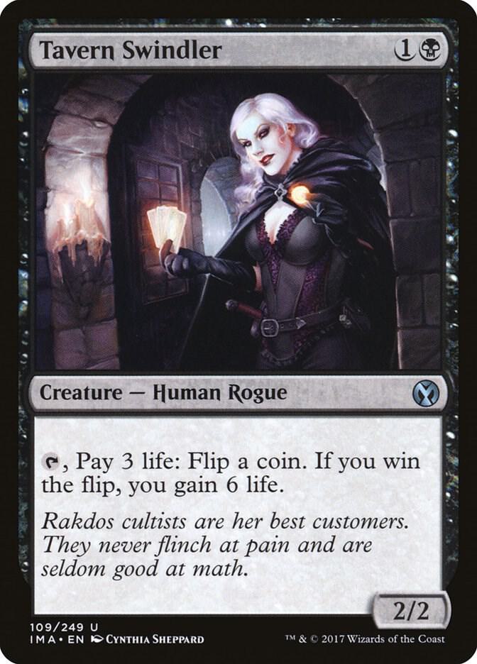 Tavern Swindler 109 card from Iconic Masters