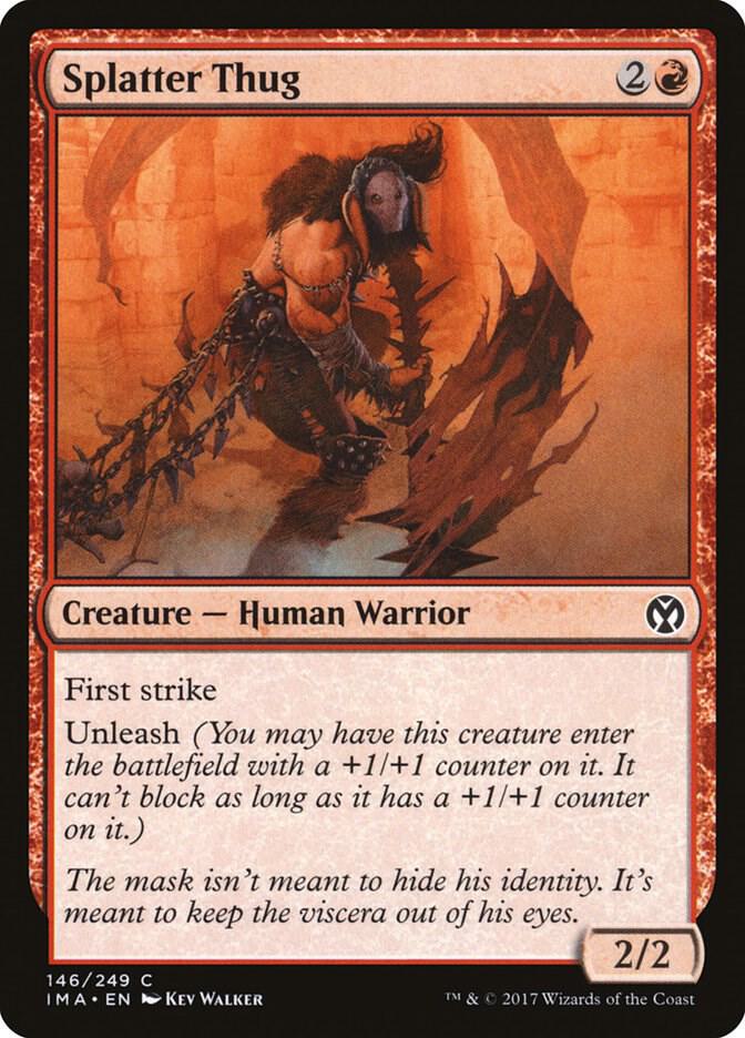 Splatter Thug 146 card from Iconic Masters
