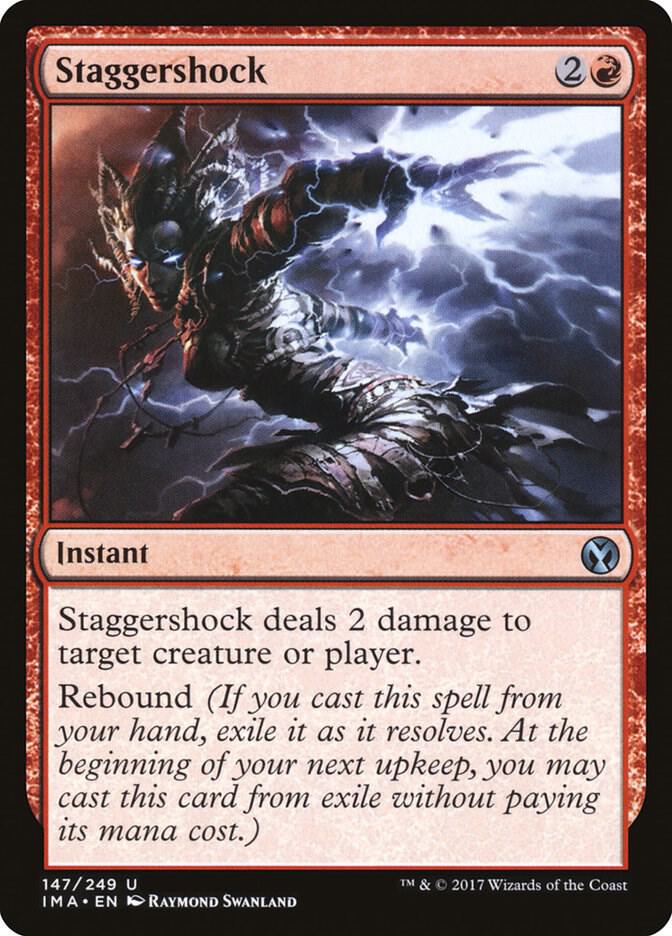 Staggershock 147 card from Iconic Masters