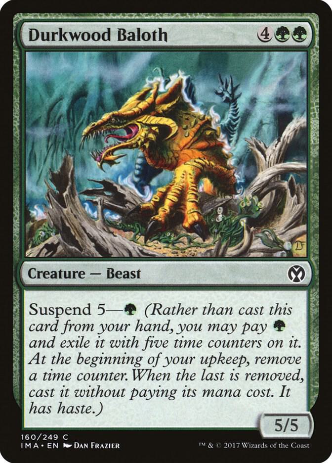 Durkwood Baloth 160 card from Iconic Masters