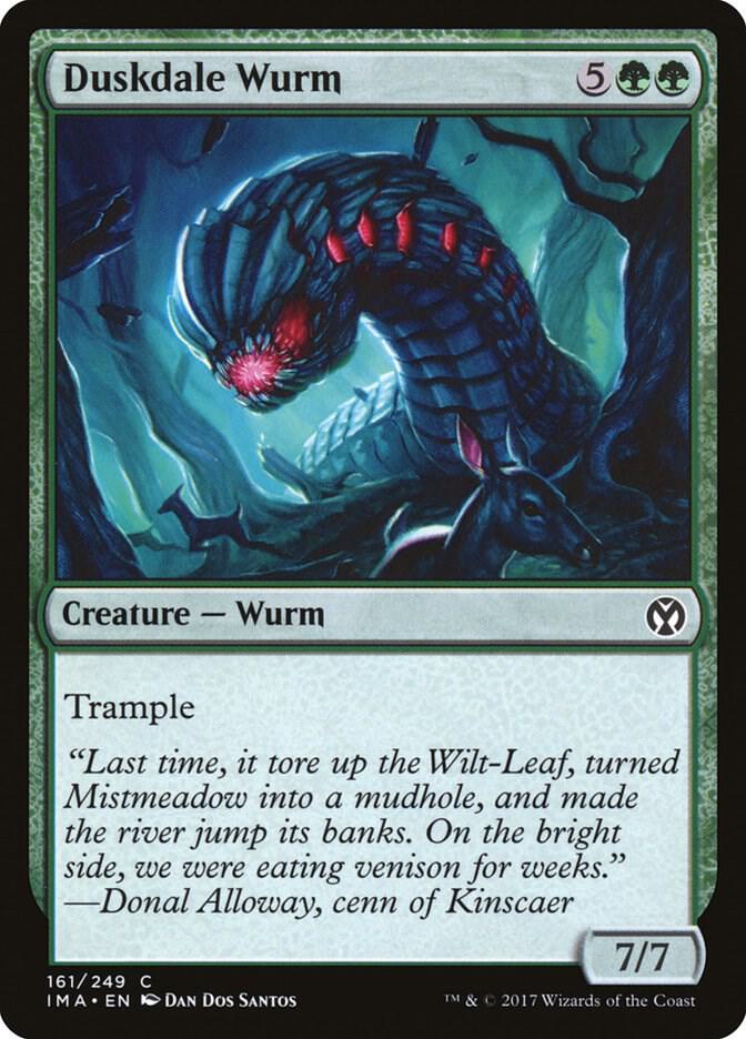 Duskdale Wurm 161 card from Iconic Masters