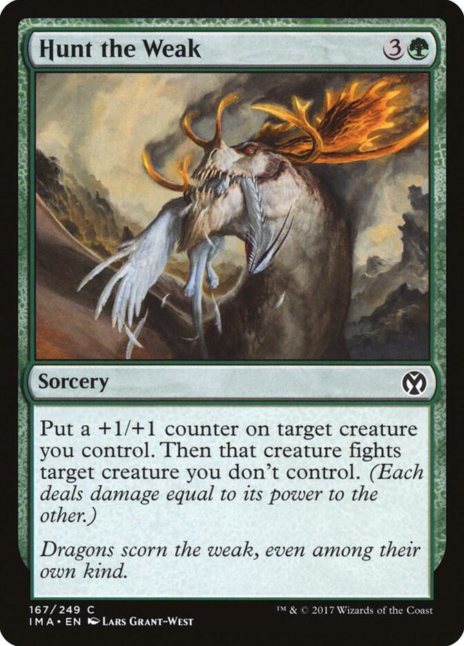 Hunt the Weak 167 card from Iconic Masters