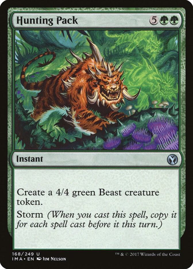 Hunting Pack 168 card from Iconic Masters