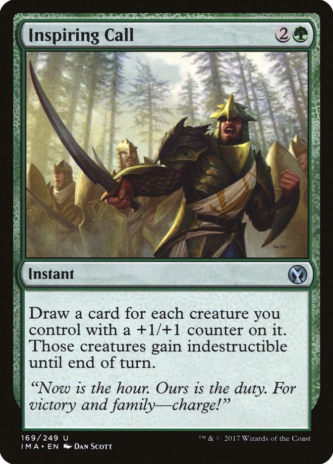 Inspiring Call 169 card from Iconic Masters