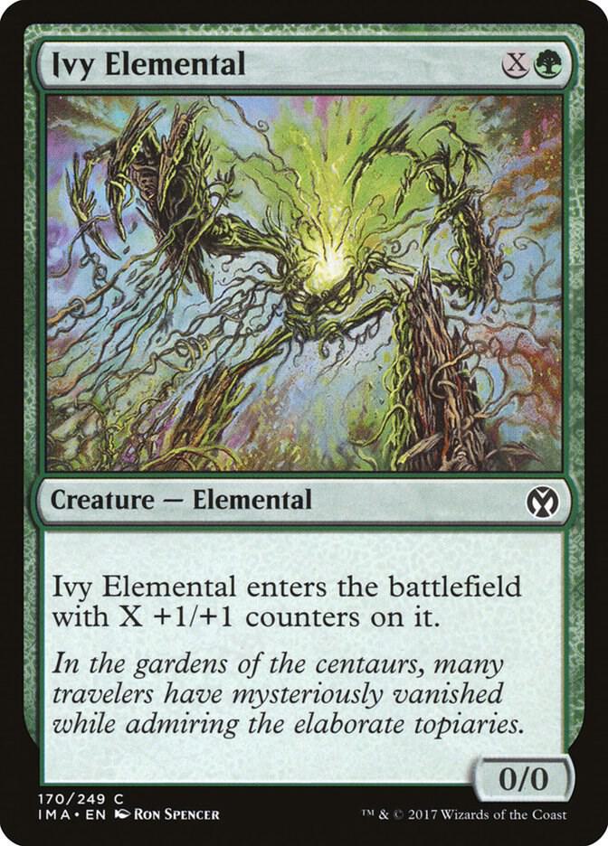 Ivy Elemental 170 card from Iconic Masters