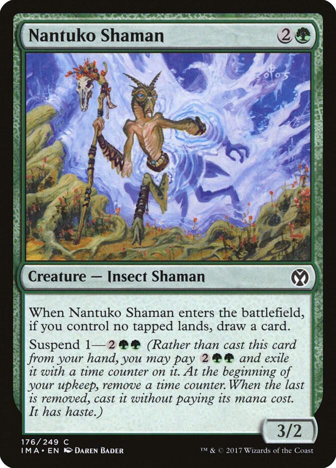 Nantuko Shaman 176 card from Iconic Masters