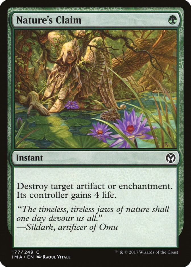 Nature's Claim 177 card from Iconic Masters