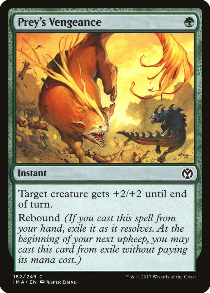 Prey's Vengeance 182 card from Iconic Masters