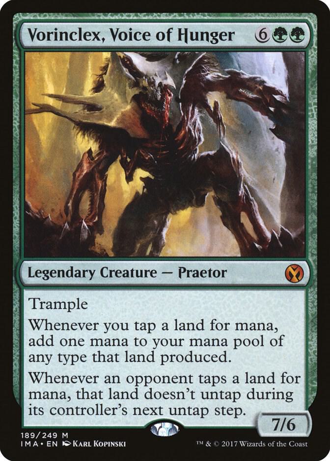 Vorinclex, Voice of Hunger 189 card from Iconic Masters