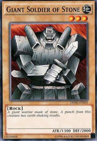 Giant Soldier of Stone DEM2-EN001 card from Demo Deck 2015