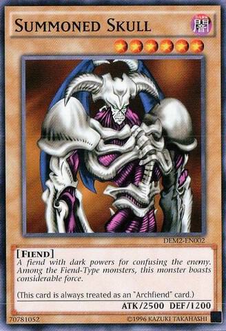 Summoned Skull DEM2-EN002 card from Demo Deck 2015