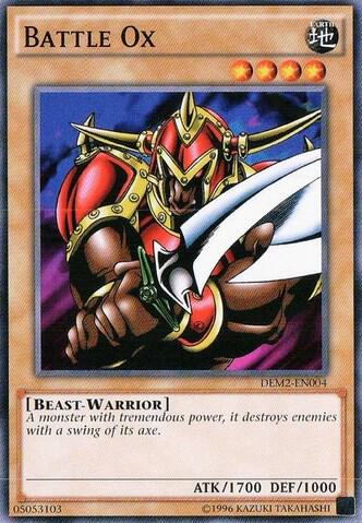 Battle Ox DEM2-EN004 card from Demo Deck 2015