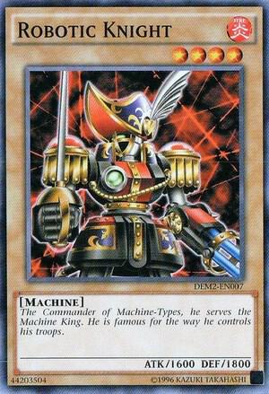Robotic Knight DEM2-EN007 card from Demo Deck 2015
