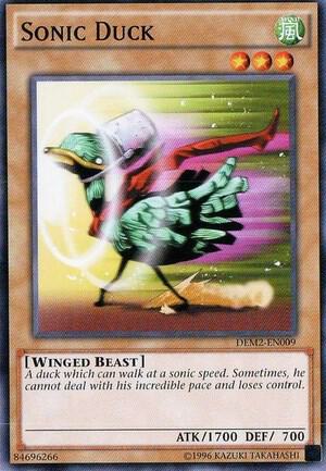 Sonic Duck DEM2-EN009 card from Demo Deck 2015