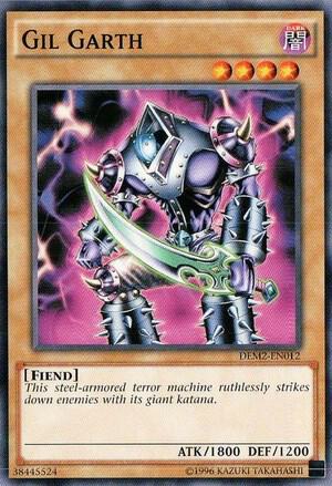 Gil Garth DEM2-EN012 card from Demo Deck 2015