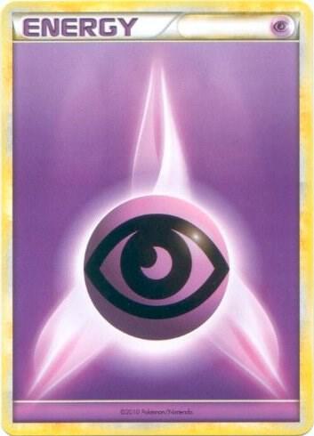 Psychic Energy (2010 Unnumbered HGSS Style Non-Holo) card from League & Championship Cards