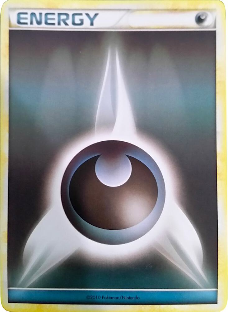 Darkness Energy (2010 Unnumbered HGSS Style Non-Holo) card from League & Championship Cards