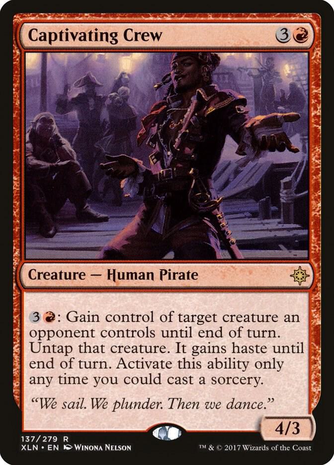 Captivating Crew 137 card from Ixalan