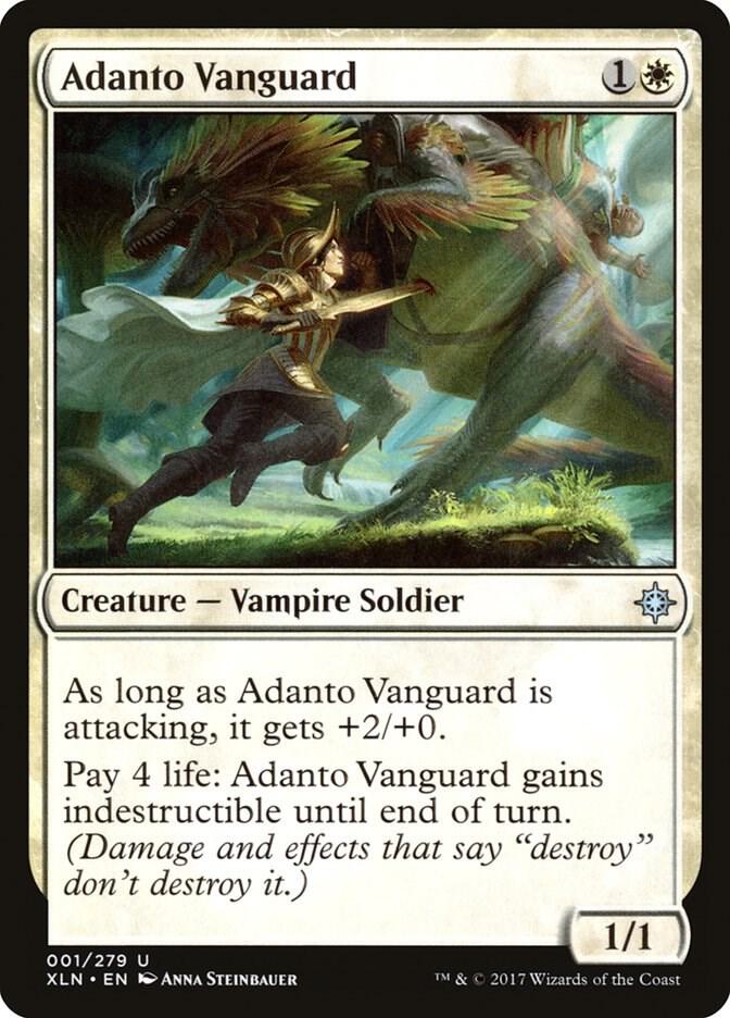 Adanto Vanguard 1 card from Ixalan