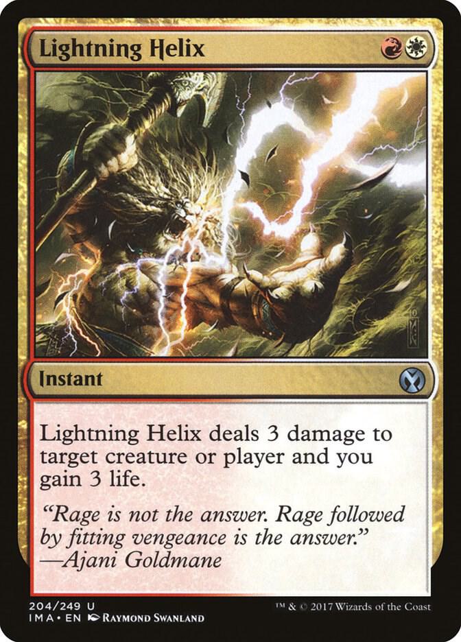 Lightning Helix 204 card from Iconic Masters