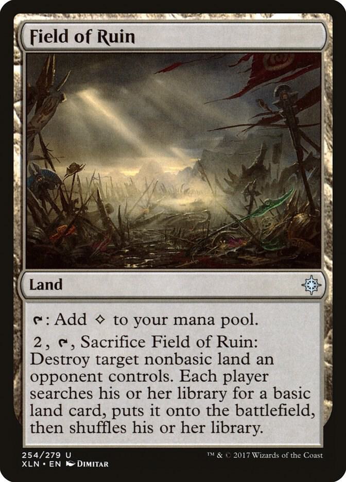 Field of Ruin 254 card from Ixalan
