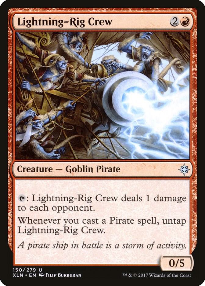 Lightning-Rig Crew 150 card from Ixalan