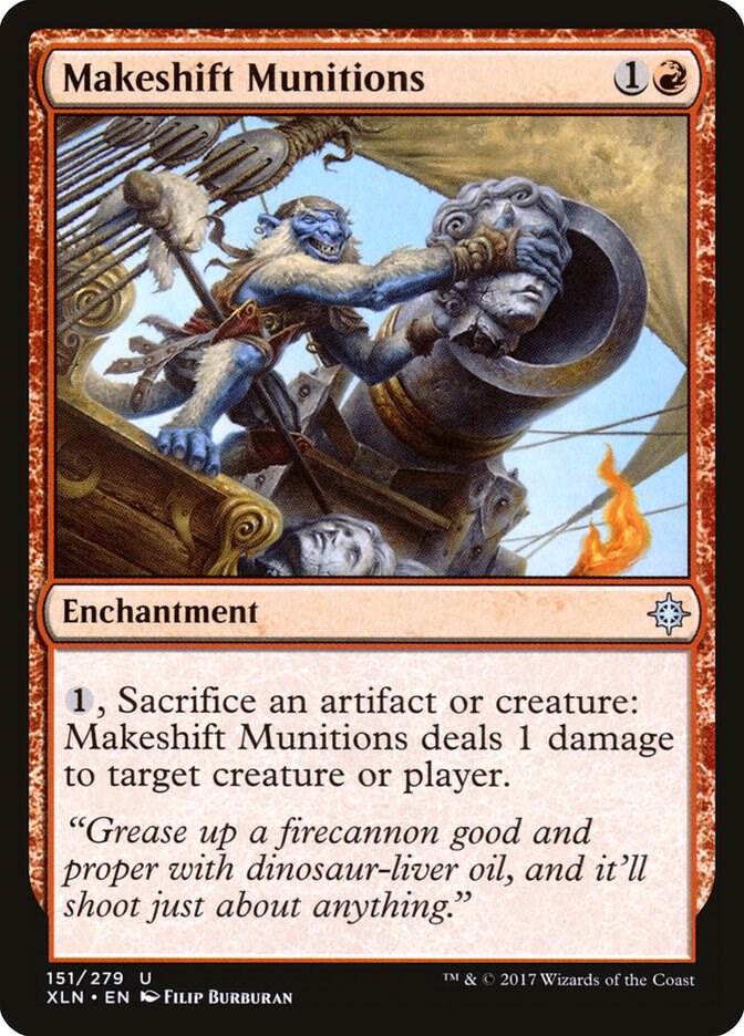 Makeshift Munitions 151 card from Ixalan