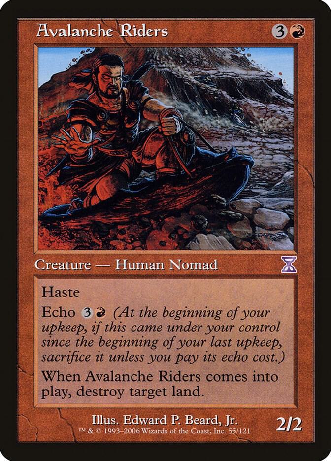 Avalanche Riders 55 card from Timeshifted