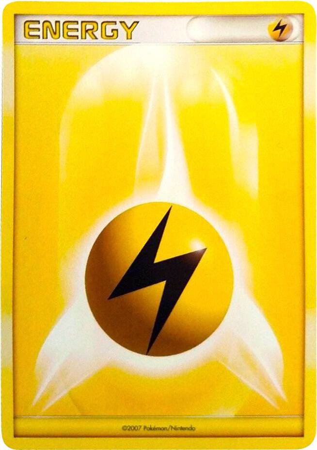 Lightning Energy (2007 Unnumbered D/P Style Non-Holo) card from League & Championship Cards